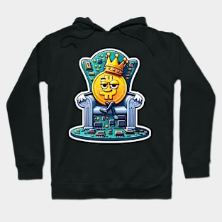 Crypto Royalty: The Bitcoin Monarch Hoodie